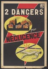 Affiche n° 224 : « Deux dangers pas négligeables.