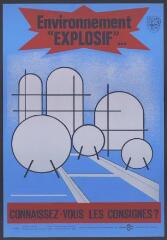 Affiche n° 1040 : « Environnement explosif… connaissez-vous les consignes ? ».