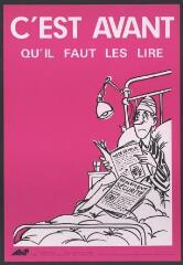 Affiche n° 1289 : « C'est avant qu'il faut les lire ».