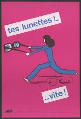 Affiche n° 1235 : « Tes lunettes ! Vite ! ».