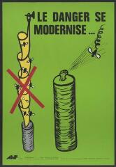 Affiche n° 1236 : « Le danger se modernise... ».