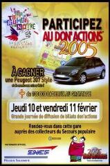 " Participez au Don'actions 2005 ".