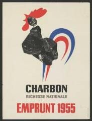 « Charbon richesse nationale emprunt 1955 ».