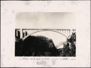 Viaduc du torrent des Usses (Haute-Savoie), lieu-dit "La Caille".