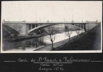 Pont de Saint-Vaast à Valenciennes.