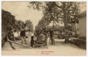 Nord, à la frontière - visite d'auto.