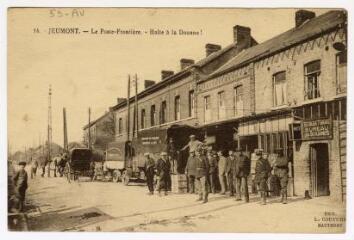 Jeumont (Nord), visite de la douane sur la route d'Erquelines.