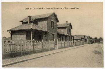 Noeux-les-Mines (Pas-de-Calais), mines de Noeux, cité des Polonais à Noeux-les-Mines.