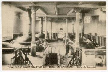 Mons-en-Baroeul (Nord), brasserie coopérative de Mons-en-Baroeul - salle de brassage.