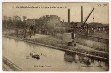 Bourbourg-Campagne (Nord), distillerie Duriez Frères et Cie.