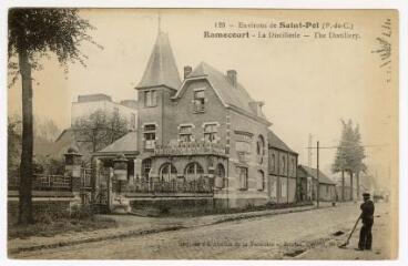 Ramecourt (Pas-de-Calais), environs de St Pol - Ramecourt - la distillerie / the distillery.