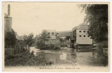 Blendecques (Pas-de-Calais), moulin sur l'Aa.