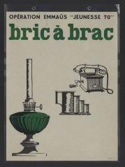 « Opération Emmaüs jeunesse 70, bric-à-brac ».