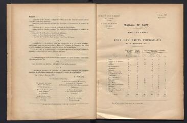 Bulletins numéros 3426-3500.