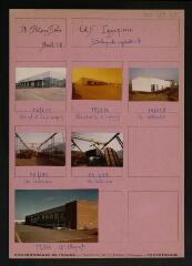 Bâtiments industriels réalisés par Charbonnages de France Ingénierie (Nord-Pas-de-Calais, Lesquin).
