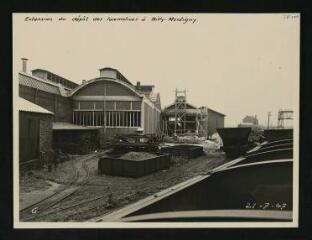 1 vue Billy-Montigny, extension du dépôt des locomotives.